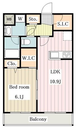 クオリアガーデン千人町の物件間取画像